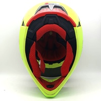 Fox Racing Neon V4 Motocross Riding Helmet with Spare Visor