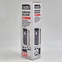 OZITO 7.4V Cordless Inflator Portable Air Pump Tyre Ball Bicycle Rechargeable
