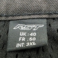 RST 2140 Aramid Cargo Motorcycle Pants Black Motorbike Riding Size 3XL
