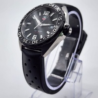 TAG Heuer Formula 1 WAZ1110 Mens Swiss Quartz Black Watch With Box