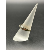 Ladies 9ct Yellow Gold Diamond Band Ring