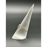 Ladies 9ct Yellow Gold Lotus Flower Ring