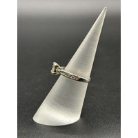 Ladies 9ct White Gold Diamond Cluster Ring
