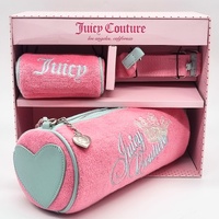 Juicy Couture Pink Lemonade Heritage 3pc Barrel Bag Gift Set Limited Edition