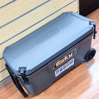Esky Advanced 95L Chest Cooler Grey with Wheels and Handles Heavy Duty