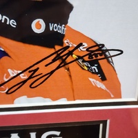 Craig Lowndes Signed Framed Photo Limited Edition 194 of 500 V8 Supercars