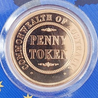 Royal Australian Mint 2002 Penny Token Coin Collectible Medallion Souvenir