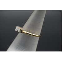Ladies 18ct Yellow Gold Diamond Band Ring