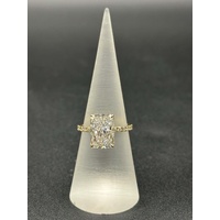 Ladies 18ct Yellow Gold Lab Grown Diamond Ring