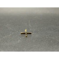 Unisex 9ct Yellow Gold Religious Cross Pendant