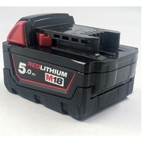 Milwaukee M18 REDLITHIUM 18V 5.0Ah Li-Ion Battery Pack M18 B5 Cordless Tool Battery