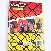 1998 Panini WCW nWo Superstars Photocard Collector Album Incomplete Wrestling Card Binder