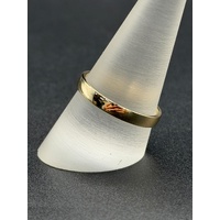 Unisex 10ct Yellow Gold Plain Wedding Band Ring
