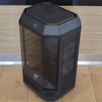 Thermaltake The Tower 300 Micro-ATX Mid Tower PC Case Black w/ 4 Cooling Fans