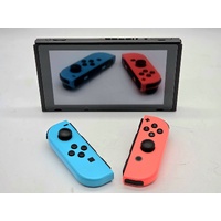 Nintendo Switch Neon Blue Red Handheld Gaming Console HAC-001 with Accessories