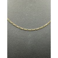 Unisex 9ct Yellow Gold Figaro Link Necklace