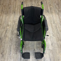 CareQuip Concorde Deluxe Wheelchair Lightweight Foldable Manual Green