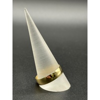 Unisex 18ct Yellow Gold Plain Band Ring