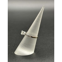 Ladies 18ct White Gold Diamond Engagement Ring