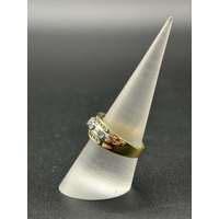 Ladies 18ct Two Tone Gold Diamond Ring