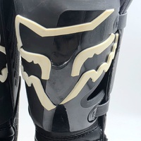 Fox Racing Adult Comp Motorcycle Motocross Boots Black White