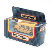 Vintage Matchbox MB-47 School Bus Yellow Autobus Scolaire Diecast Toy Boxed