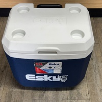 Esky 52L Wheeled Cooler Blue White Ice Box Camping Heavy Duty 1381611