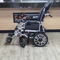 EquipMed PowerCruise LongRange Premium+ Electric Wheelchair Grey/Black