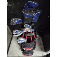 Dunlop Mixed Golf Club Set 14-Piece Irons Woods Putters Golf Bag