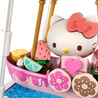Summer Wunderland Hello Kitty Donut Ship Building Block Set 280PCS