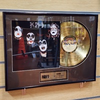 KISS Framed 24K Gold Plated Album Depiction Limited Edition 287/2500 + COA