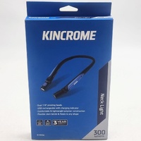KINCROME K10334 Neck Light 300 Lumens USB Rechargeable LED Work Light