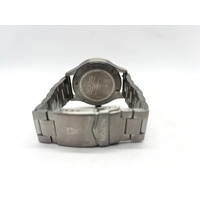 NIXON Sentry Solar Stainless Steel Silver Jasper 40mm Watch 10ATM