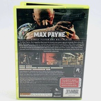 Max Payne 3 Xbox 360 PAL Complete With Manual Rockstar Action Shooter Game