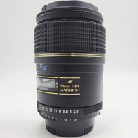 Tamron SP Di AF 90mm f/2.8 Macro 1:1 Lens for Nikon F Mount w/ Front Lens Cap & Rear Cap