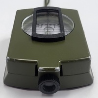 Military Style Lensatic Compass Hiking Camping Survival Navigation