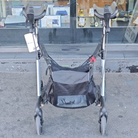 Aspire Vogue Forearm Seat Walker Rollator 150kg White Black