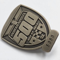 Indianapolis 500 May 27 2007 Badge Pin #5383 Silver 91st Indy 500 Race Collectible