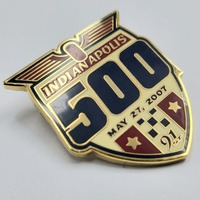Indianapolis 500 May 27 2007 Official Commemorative Lapel Pin Badge Indy 500 Racing Collectible