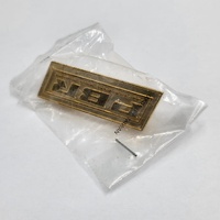 PBR Professional Bull Riders Gold Tone Lapel Pin Badge 