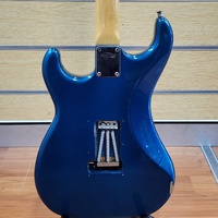Vintage 1980 Kramer Focus 3000 Electric Guitar Blue 6 String Floyd Rose