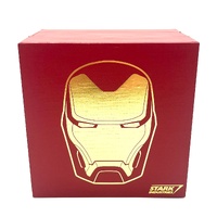 Marvel Iron Man Arc Reactor Glow Magnetic Pin COA Boxed Infinity War