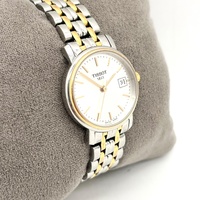 Tissot 1853 Two Tone Ladies Watch T825/925 Sapphire Crystal Swiss Made Date