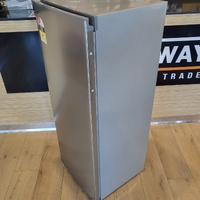 Esatto EUF172S 172L Upright Freezer Single Door Stainless Steel Fridge Look Bar