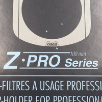 Cokin Z-Pro Series BZ-100A 100mm Filter Holder + 72 77 82mm Adapter Rings