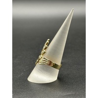 Ladies 9ct Yellow Gold Cubic Zirconia Ring