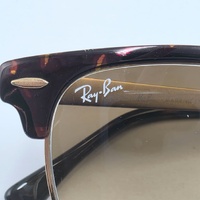Ray-Ban RB3716 9008/51 Clubmaster Metal Havana Brown Gradient Sunglasses 51mm