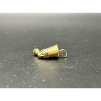 Ladies 9ct Yellow Gold Egyptian Head Pendant 2.2g