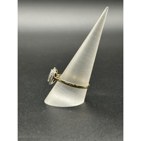 Ladies 14ct Yellow Gold Diamond Cluster Ring