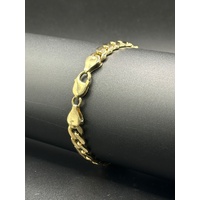 Men’s 18ct Yellow Gold Curb Link Bracelet